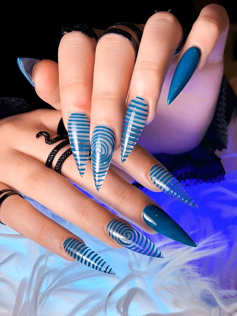 blue nail ideas