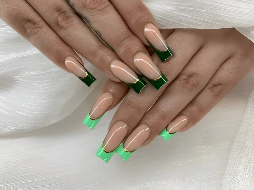 french tip nails