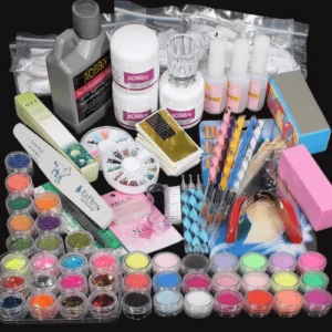AOBBIY Acrylic Nail Kit with UV Lamp