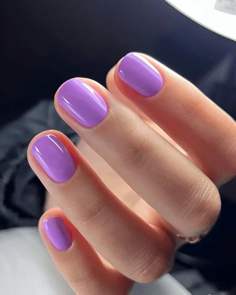 purple nail