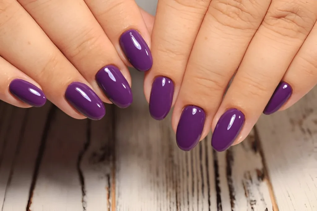 purple nail