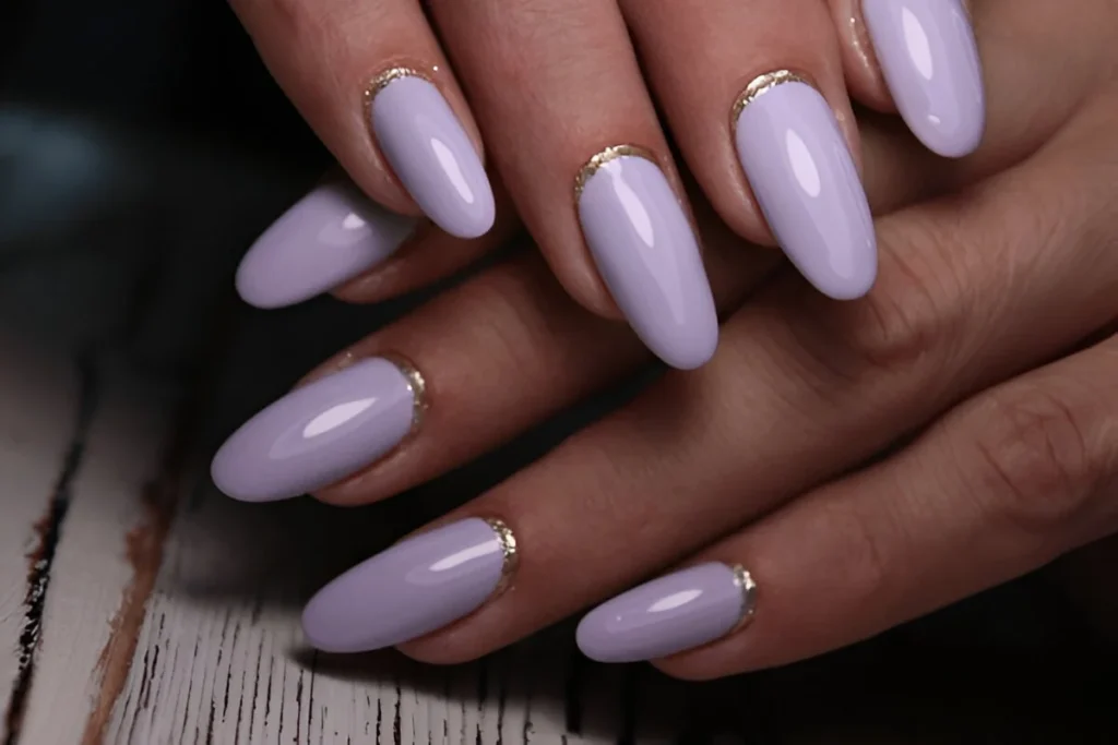 purple nail