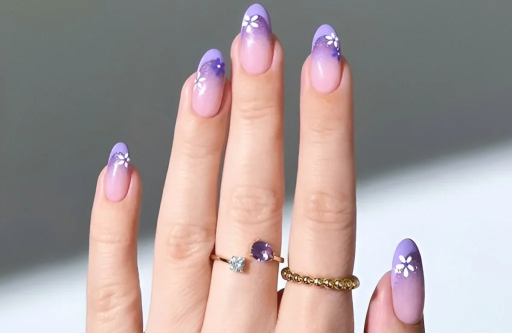 purple nail