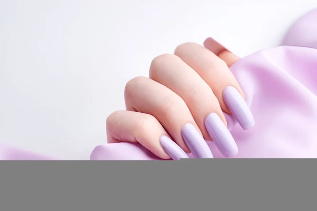 purple nail