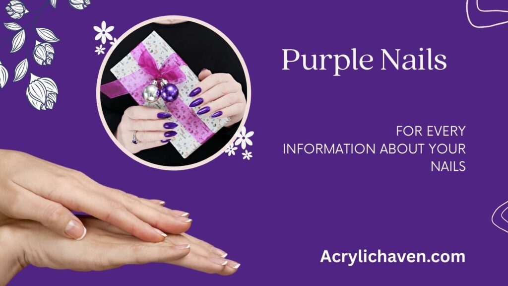 purple nails