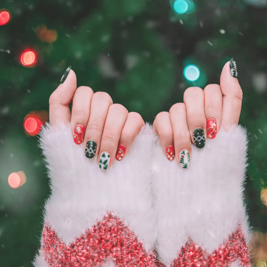 christmas nails