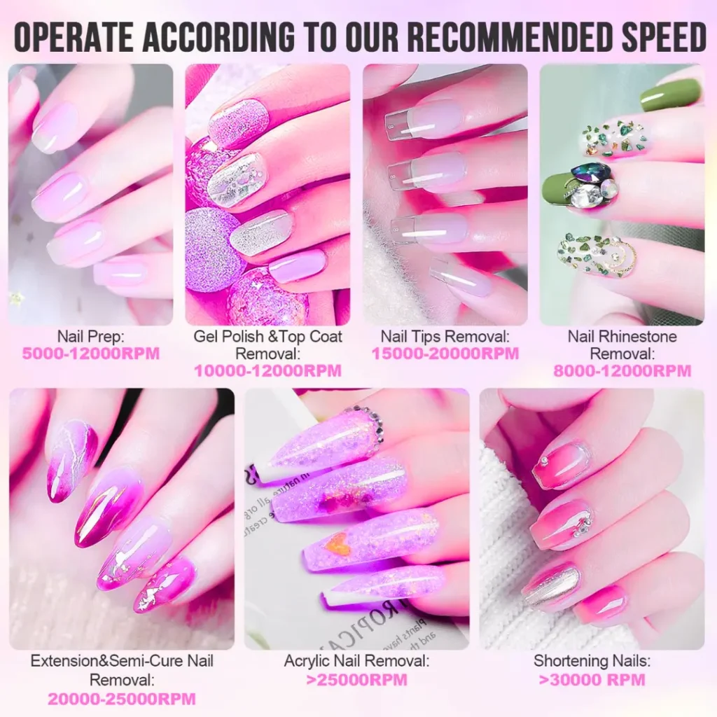 Shaping Acrylic Nails