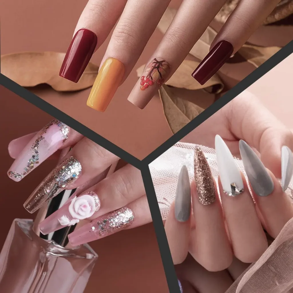 Shaping Acrylic Nails