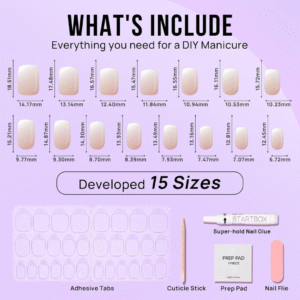 BTArtbox Reusable Acrylic Press On Nails